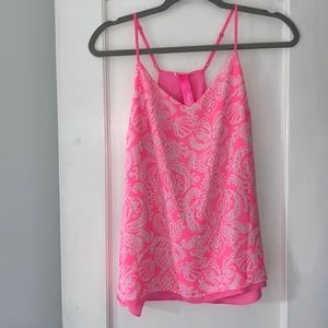 Lilly Pulitzer Tank Top- Pink Reversible
